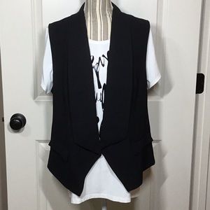 Chico’s Downtown Vest, Black